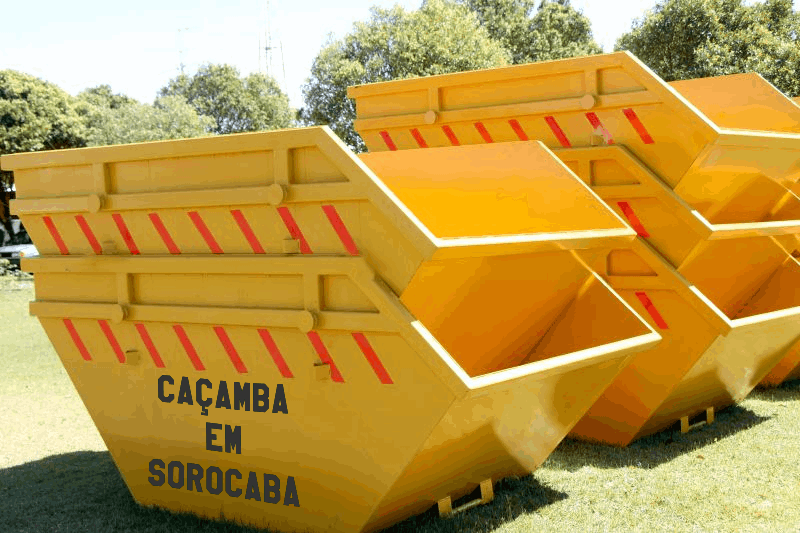 caçamba na região de sorocaba, alugamos e temos descarte de resíduos
